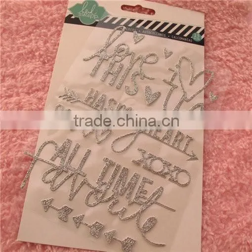 HOT SALE DIY Gem Letter Glitter Sticker photo-6