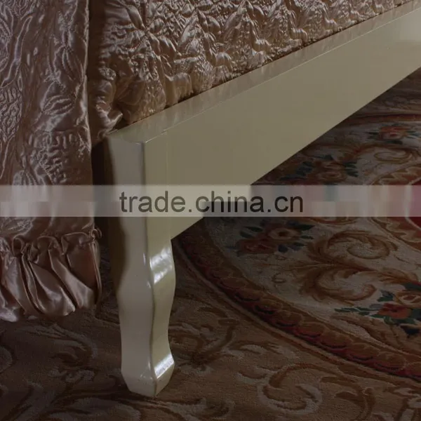 French Classic Furniture Solid Wood Bed Europe and America Style Home Furniture Bed photo-5