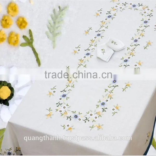 Hand Embroidery Table Cloth photo-3