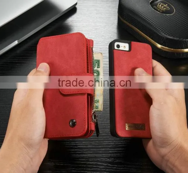 Whosale Leather Wallet Phone Cover Combo For Iphone 5/5s photo-4
