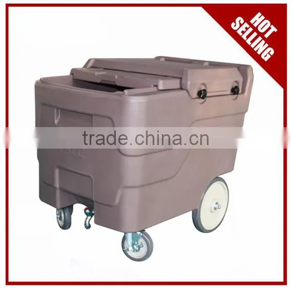 Hot Sell Durable PE Brown Ice Transport Carts With Wheels photo-5