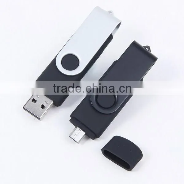 OTG Usb Flash Drive, Wholesale Swivel Style Full Capacity Pen Drive photo-6