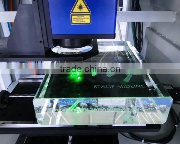 Eulogized Technical Larger Engraving Size Green Beam Laser 3D Photo Printing Machine photo-3