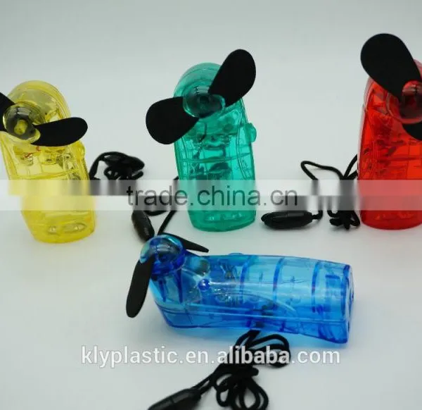 Mini Portable Hand Held Battery Operated Neck Strap Fan photo-2