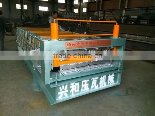 Trade Assurance Roofing Sheet Profiling Machine Colored Steel Roofing Tile Roll Forming Machine photo-2