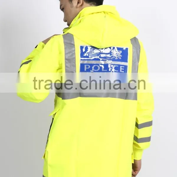 Government Police Raincoat Safety Rain Suits Of Camouflage Safety Police Rain Coat photo-2