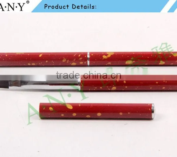 ANY 2016 Hot Sale Mental Handle Import High Quality Angled Hair Nail Art Brush Gel Pure Color photo-3