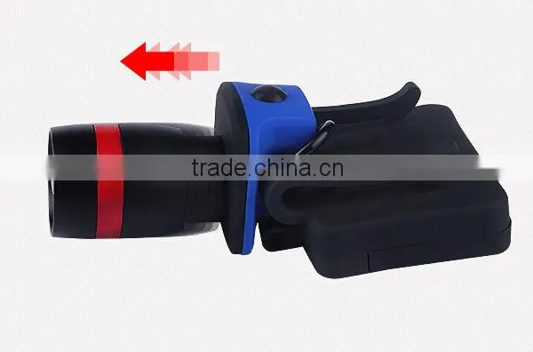 Outdoor Hand Free LED Clip On Cap Hat Flashlight Lamp photo-4
