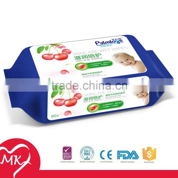 Bacteriostatic Multi-purpose Organic Natural High Quality Wet Nonwoven Tissue Paper Wipes photo-3