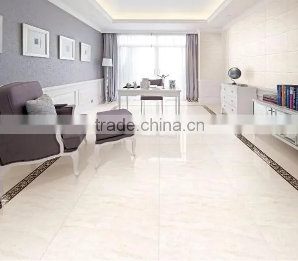 Foshan Factory Cream Ivory Polished Porcelain Tiles Vitrified Tiles photo-6