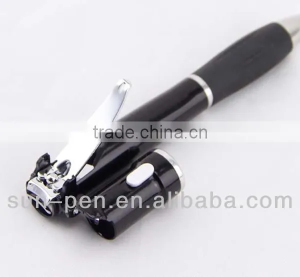 Multi-funtional Pen With LED Light and Nail Clipper photo-3