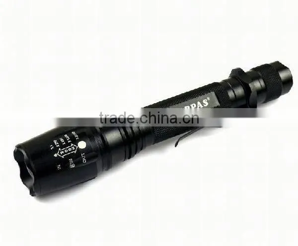 Hot Sale V2-858 18650 Battery Rechargeable Long Distance Torch Xm-l T6 Led Waterproof Battery Operated Lights photo-2