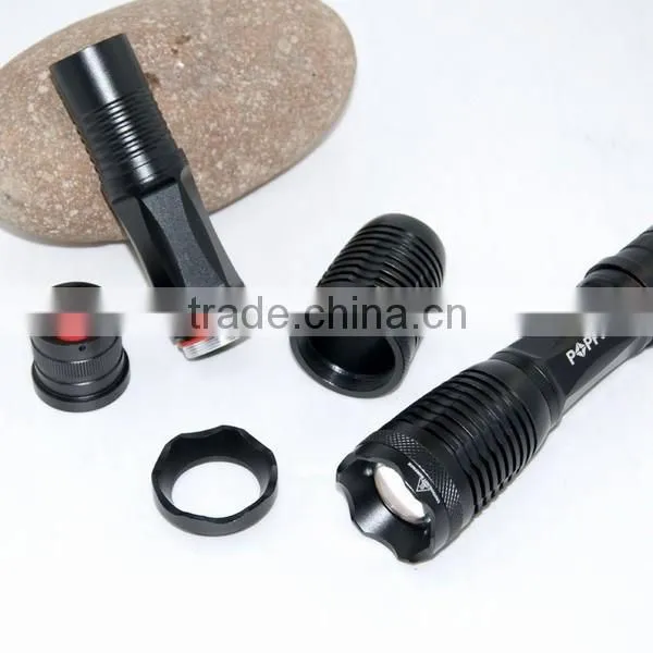 Zoomable C-REE XML T6 LED Bulb Aluminum Hand Torch photo-3