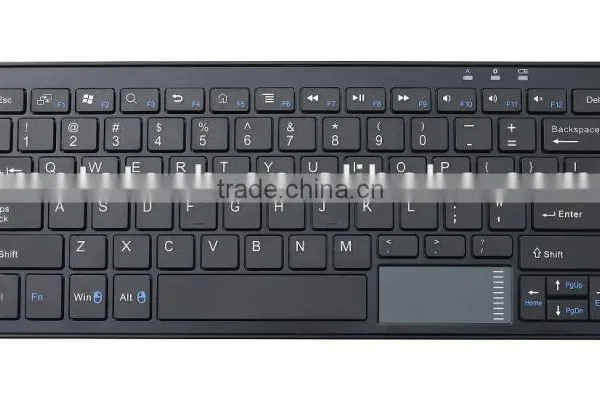 Mini rechargeable bluetooth keyboard with touchpad