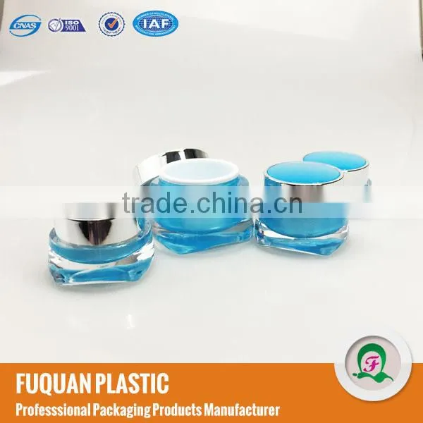 Hot Skin Care Luxury Empty Acrylic Cosmetic Container With Colorful Cap photo-2