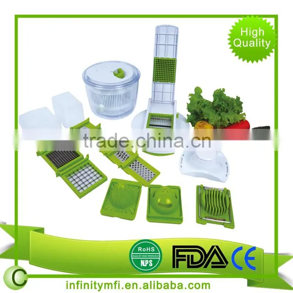 Best Sale Food Processor Plastic Vegetable Quick Chopper Fruits and Vegetable Slicer