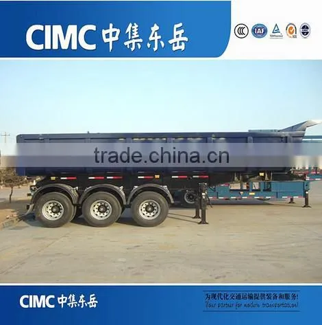 3 Axles 50 Tons U Shape Rear Lifting Tipping Tractor Trailer photo-5