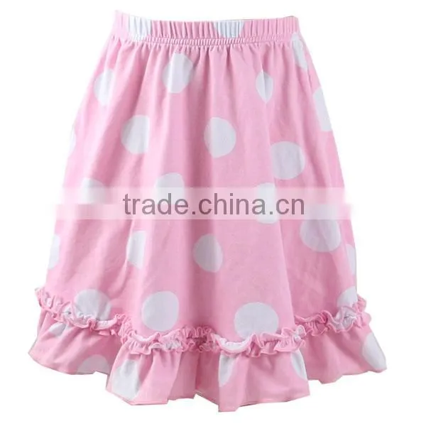 Kaiyo Wholesale Skirts Girls Boutique Print Cotton Ruffle Dress ,baby Skirt Top,12 Year Girl Without Dot Dress photo-5