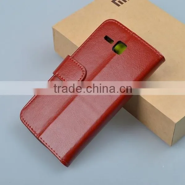 J&R Brand High Quality Wallet Leather Case Style Book Flip PU Leather Case For Huawei Ascend Y600 photo-2