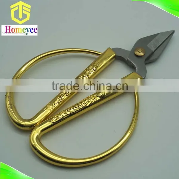 Gold Handle New Design Stainless Steel Nail Scissor photo-3