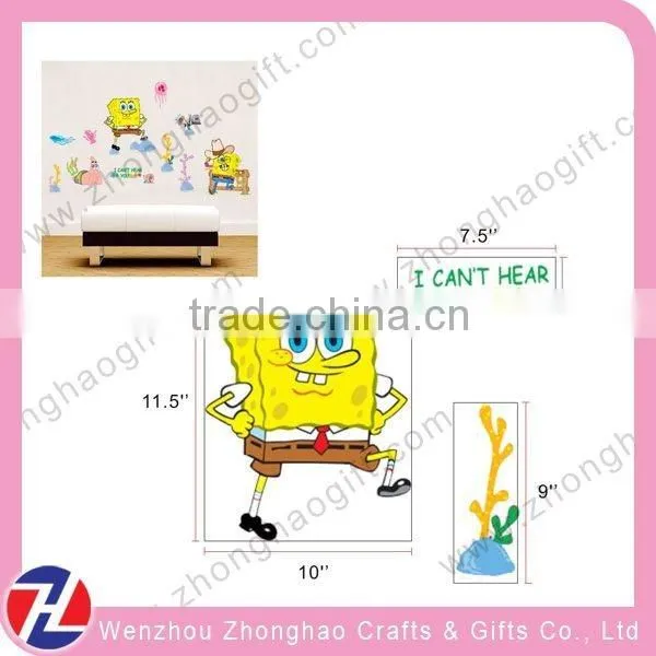 Cartoon Character Adhesived Wallpaper Sticker for Home Decoration photo-2