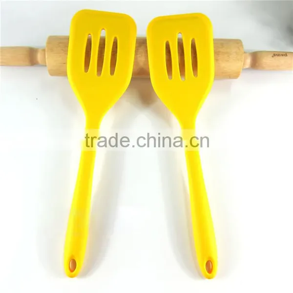 High Quality Silicone Slotted Turner Spatula Food Grade Silicone Kitchen Tools photo-3