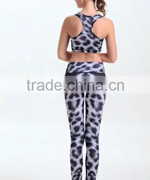 Leopard Print Girls Wearing Yoga Pants High Stretch Elastic Girls Wearing Yoga Pants photo-3