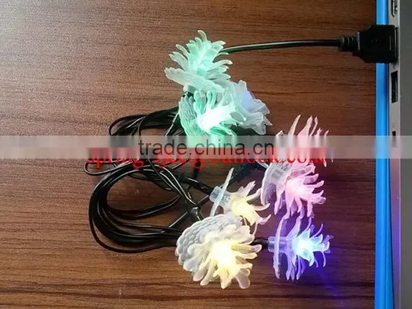 LED Pine Cone String Lights Led Christmas Decoration Light Point Party Light photo-2