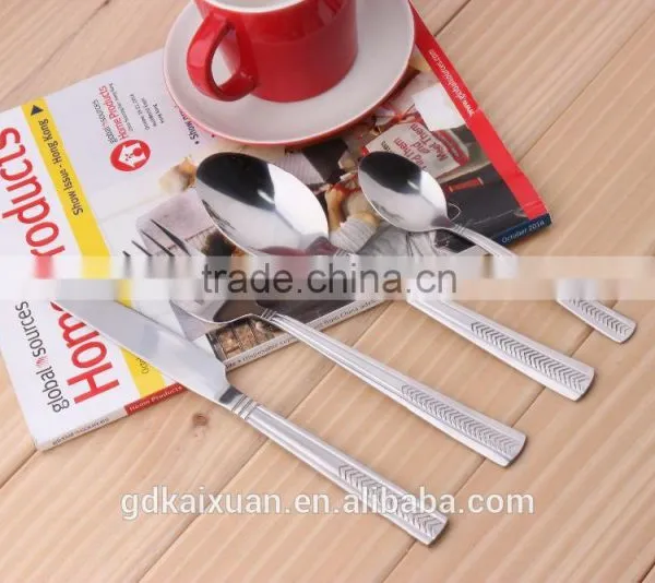 Flatware Sets Stainless Steel Metal Type Unique Design KX-S158 photo-2