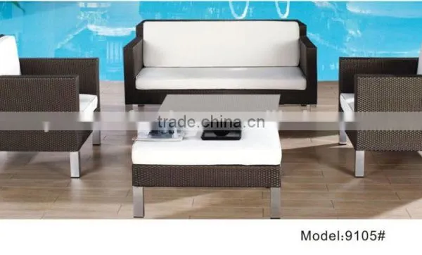 Outdoor Rattan Sofa Modular Sofa Aluminum Outdoor Furniture