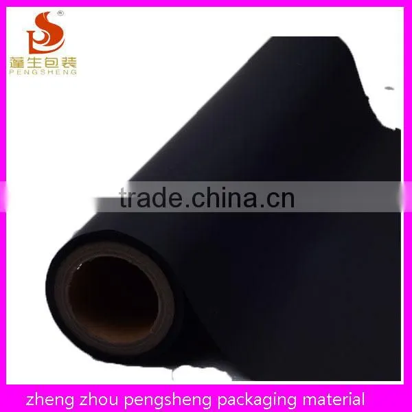 Colored BOPP Soft Touch Laminating Film (black/red ) photo-2