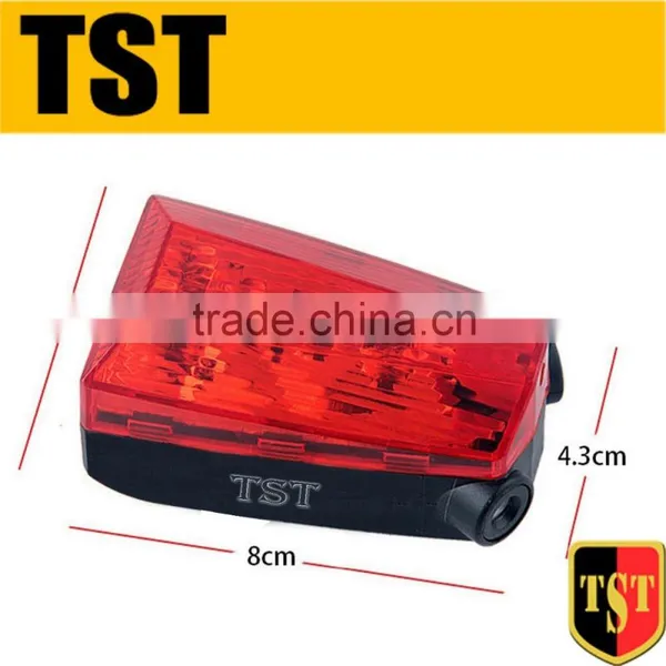 5LED LASER TAIL BIKE LIGHT WITH BICYCLE LOGO photo-2