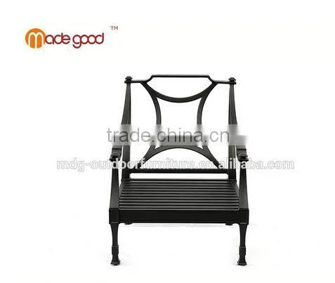 Aluminum Outdoor Leisure Lounge Metal Armchair Furniture Chair photo-2