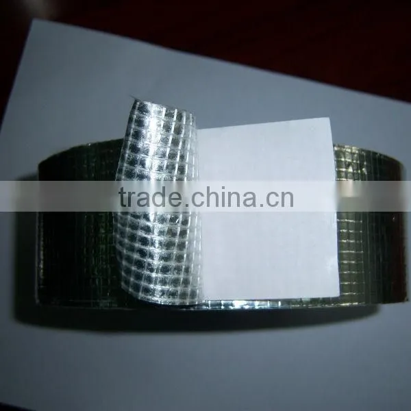 Aluminum Foil Fiberglass Mesh Tape Pipeline Insulation Foil Tape photo-5