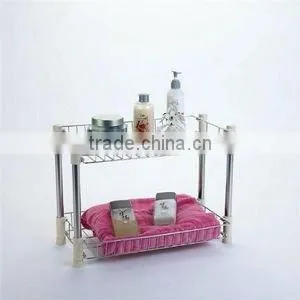 Stainless steel Bathroom commodity shelf(factory,low price)