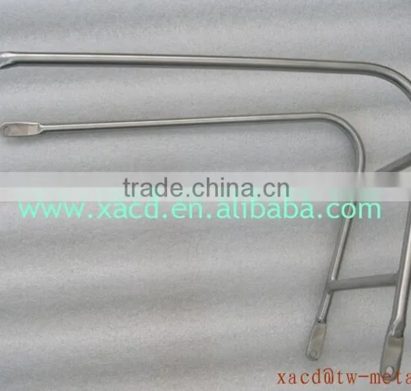 XACD Titanium BIKE Rear Rack With Handing Brush Finished Customed Baggage Rack Titanium Bicycle Rear Rack photo-2