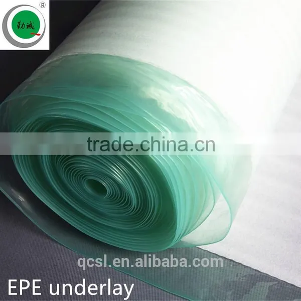 Quality soundproof EPE/EVA waterproof floor underlayment epe underlay