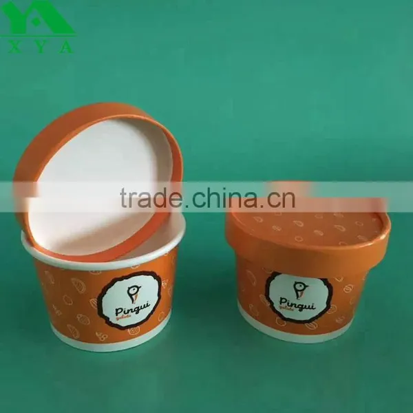 Dessert Gelato Paper Cups With Paper Lids photo-2