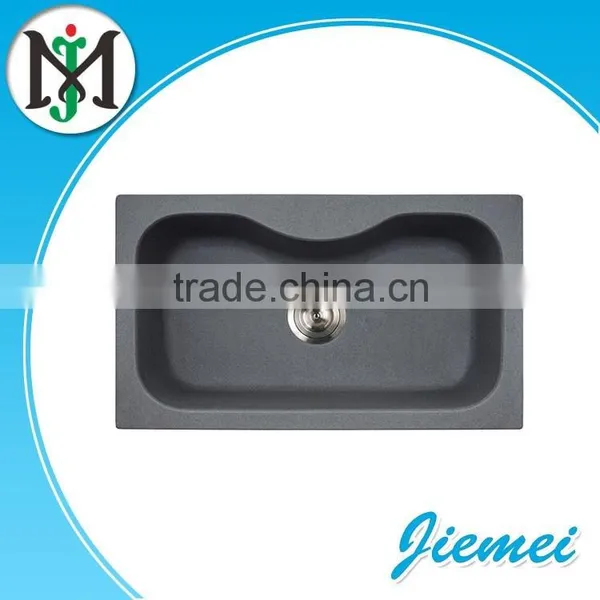 Kitchen Sink High Quality Top Counter Quartz Stone Sink With the ROHS Certificates photo-2