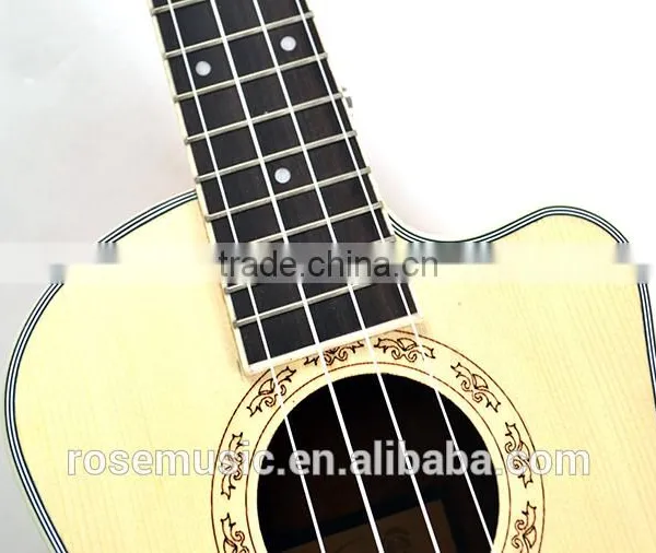 26 Inch Cutaway Ukulele China High Quality Cheap Wooden Guitar (UK230-26C) photo-3