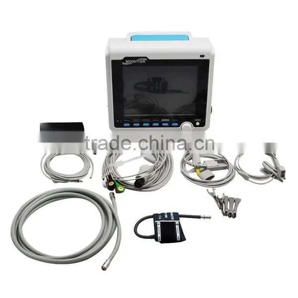 100% Guaranteed Vet Patient Monitor Veterinary Multi Parameter Ecg Temperature Spo2 for Animal With Thermal Recorder photo-4
