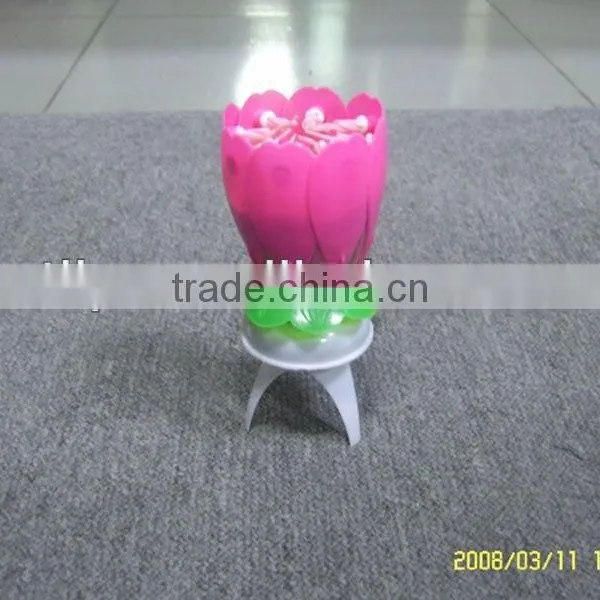 Flowering Musical Birthday Candle