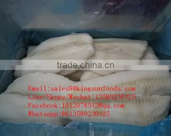 High Quality Light Salted Seafood Fish Saithe Fillet on Sale photo-5