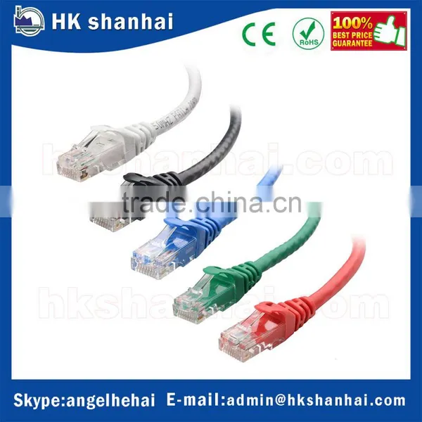Hot sale 5 pack ethernet cable rj45 network cat6 cable patch cord 1.5M 2M 3M 5M computer LAN internet cable