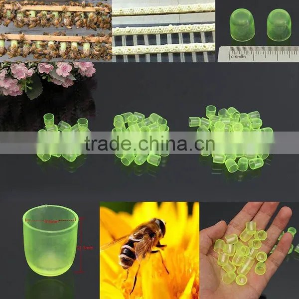 Hot Sale Queen Bee Rearing Equipment Royal Jelly Cups Set Beekeeping Cell Cups