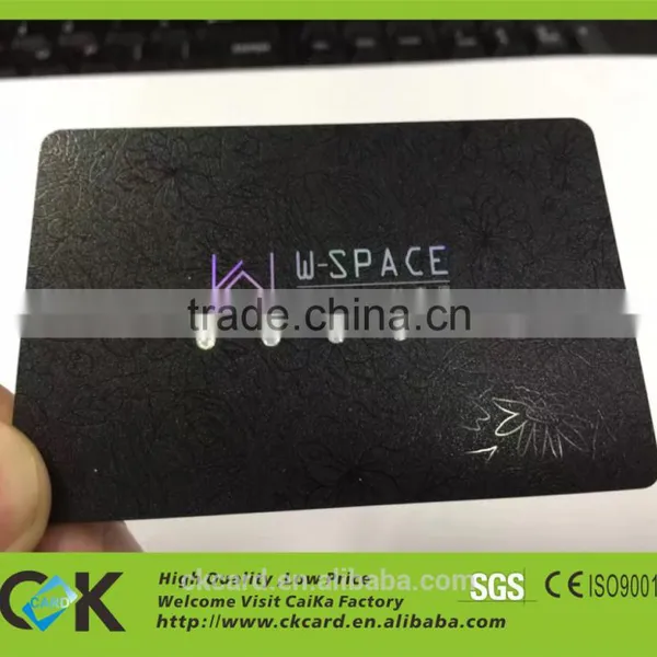 Patched Metal Logo Pvc Card From China Golden Manufacturer photo-6