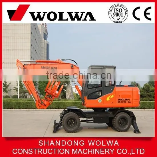 China Wolwa New DLS890-9A 8t Wheeled Sugarcane Wood Grab Loader photo-4