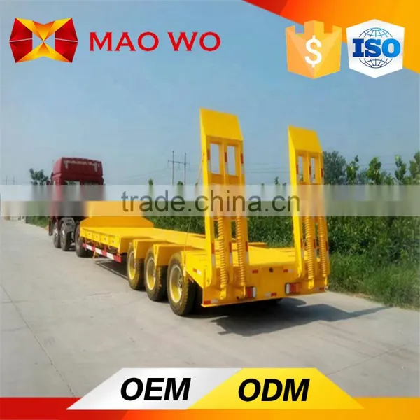 Maowo Used 13M Low Bed Semi Trailer for Hot Sale photo-5