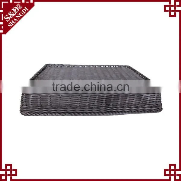 Top Sale Cheap Price 3 Tier Plastic Wicker Basket Fruit Vegetable Display Rack photo-6