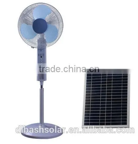ABS and PP Home Solar Fans Energy Saving Floor Motor Cool Air Fan photo-2
